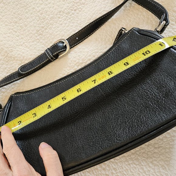 Talbots black leather bag - Picture 4 of 13